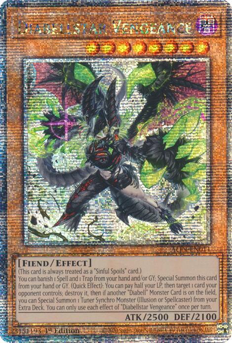 Diabellstar Vengeance (Quarter Century Secret Rare) card image