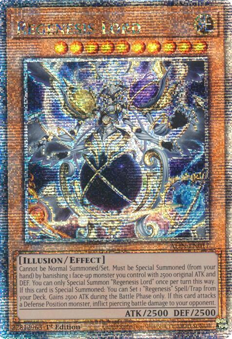 Regenesis Lord (Quarter Century Secret Rare) card image
