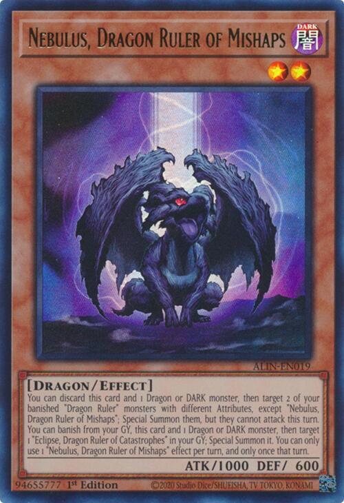 Nebulus, Dragon Ruler of Mishaps card image
