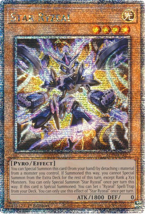Star Ryzeal (Quarter Century Secret Rare) card image