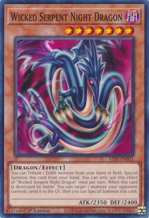 Wicked Serpent Night Dragon card image