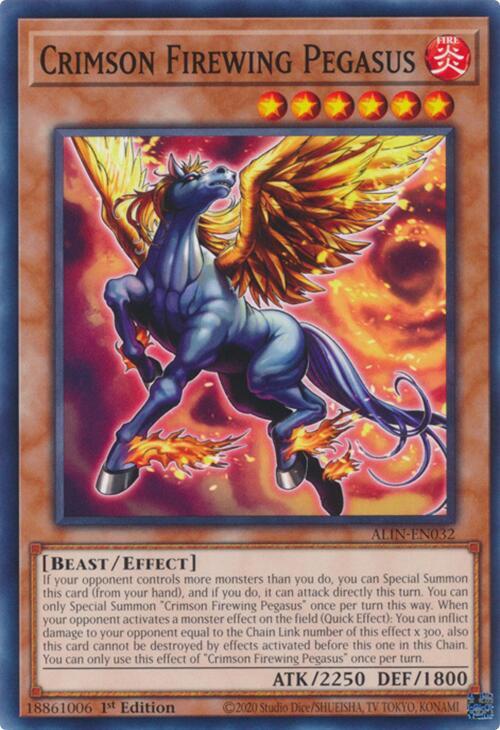 Crimson Firewing Pegasus card image