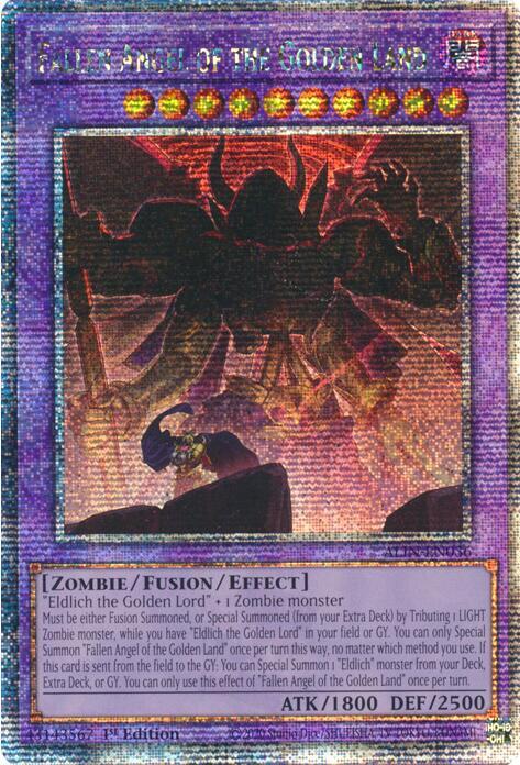 Fallen Angel of the Golden Land (Quarter Century Secret Rare) card image