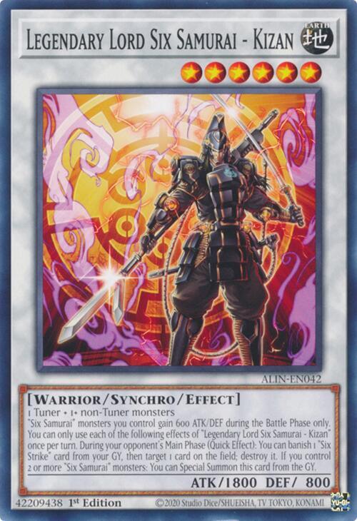 Legendary Lord Six Samurai - Kizan card image