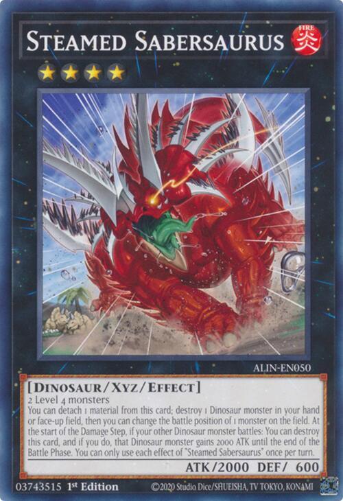 Steamed Sabersaurus card image