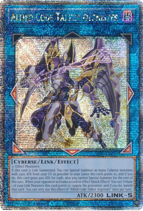 Allied Code Talker @Ignister (Quarter Century Secret Rare) card image