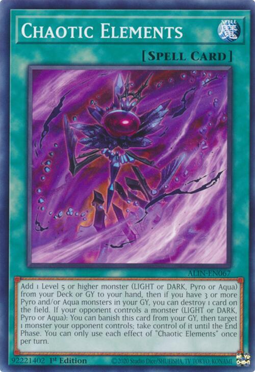 Chaotic Elements card image