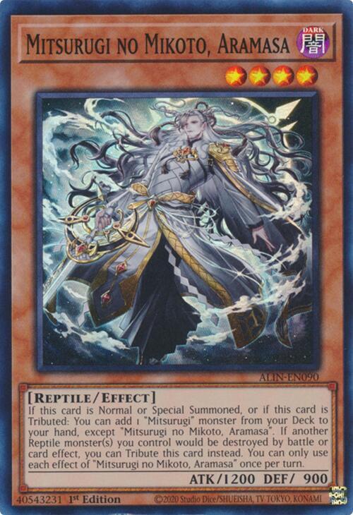 Mitsurugi no Mikoto, Aramasa card image