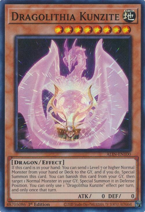 Dragolithia Kunzite card image