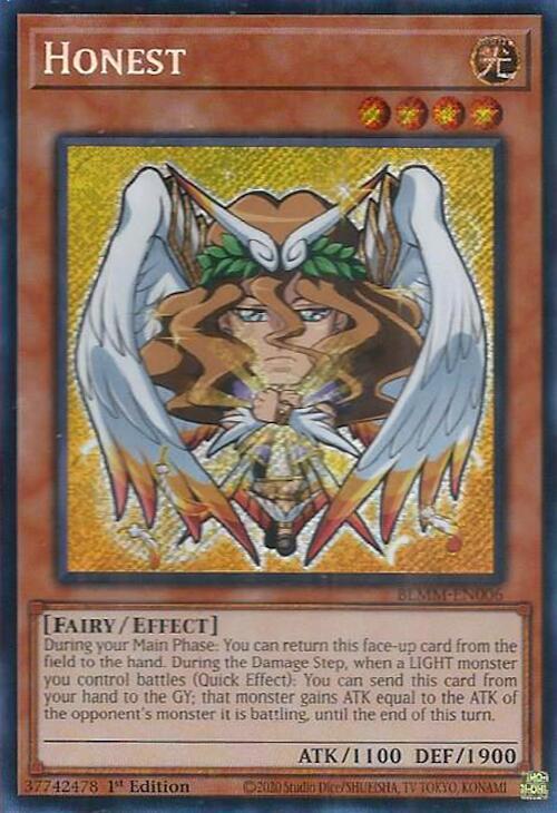 Honest card image