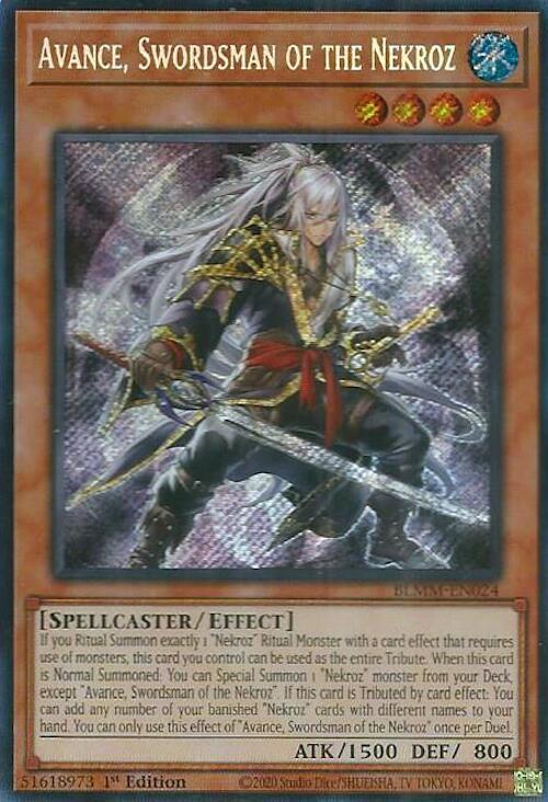 Avance, Swordsman of the Nekroz card image