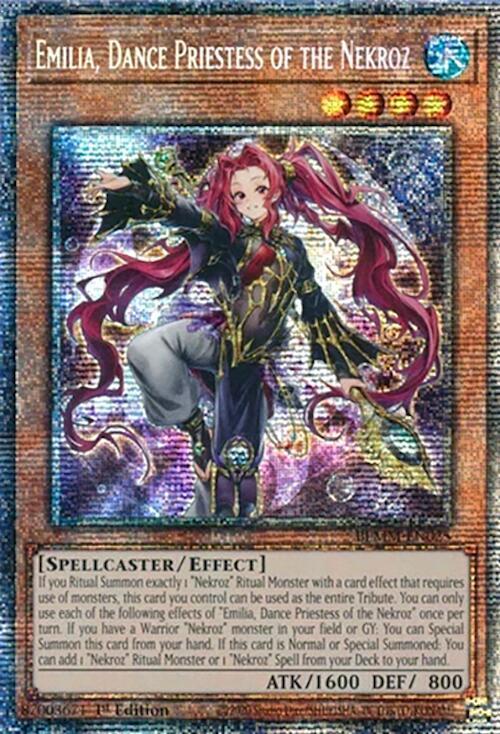 Emilia, Dance Priestess of the Nekroz (Starlight Rare) card image