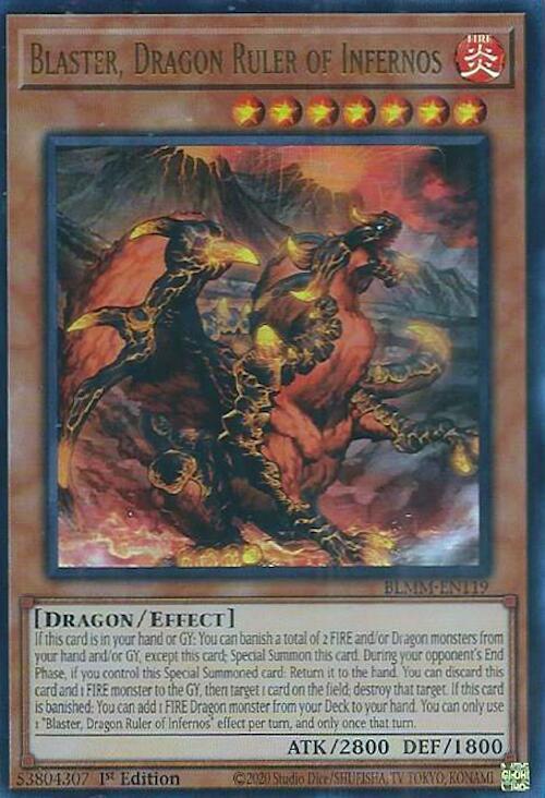 Blaster, Dragon Ruler of Infernos card image