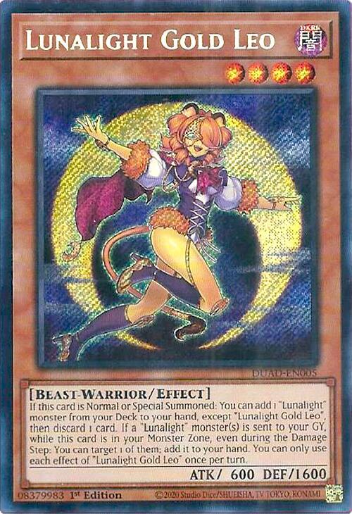 Lunalight Gold Leo card image