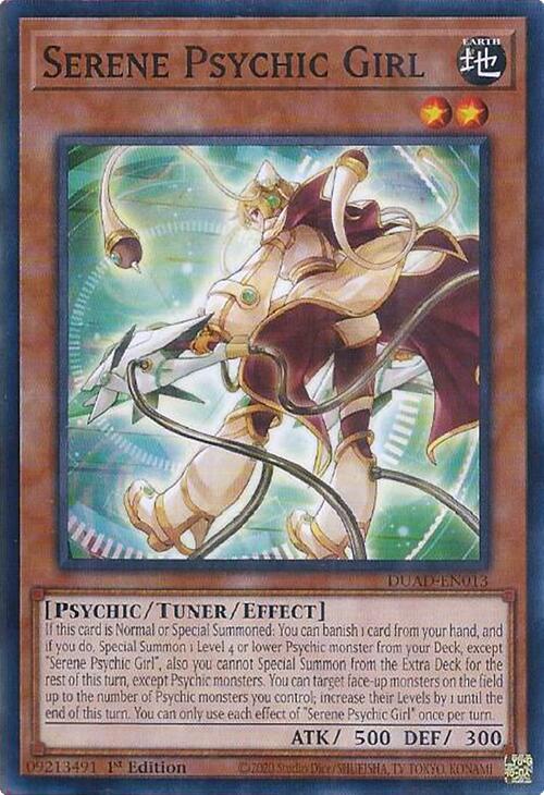 Serene Psychic Girl card image