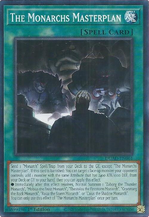 The Monarchs Masterplan card image