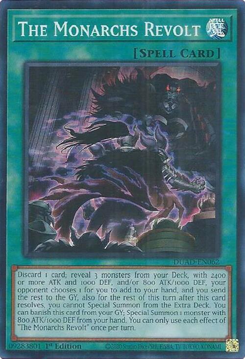 The Monarchs Revolt card image