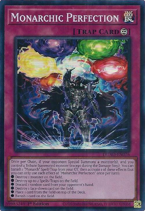 Monarchic Perfection card image