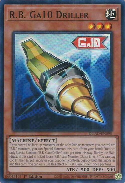 R.B. Ga10 Driller card image