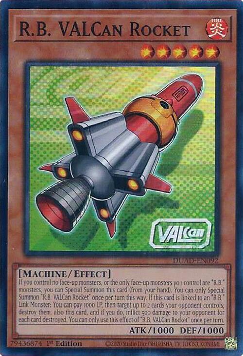 R.B. VALCan Rocket card image