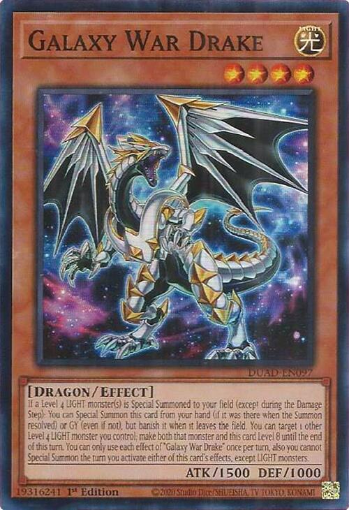Galaxy War Drake card image