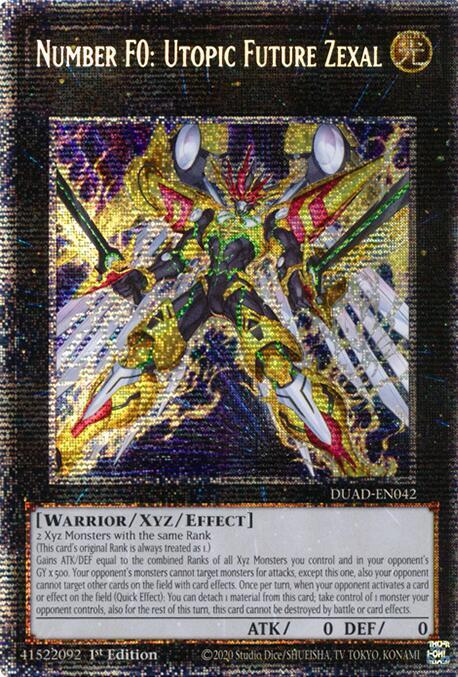 Number F0: Utopic Future Zexal (Starlight Rare) card image