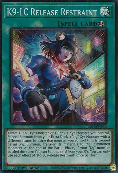 K9-LC Release Restraint (Super Rare) card image