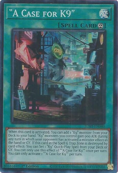 "A Case for K9" card image