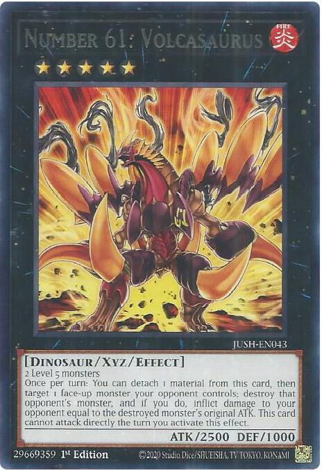 Number 61: Volcasaurus card image