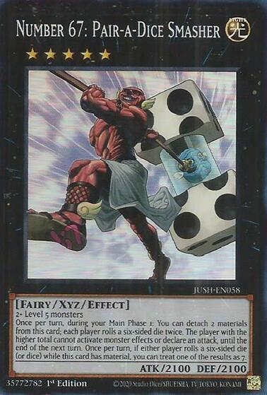Number 67: Pair-a-Dice Smasher (Super Rare) card image