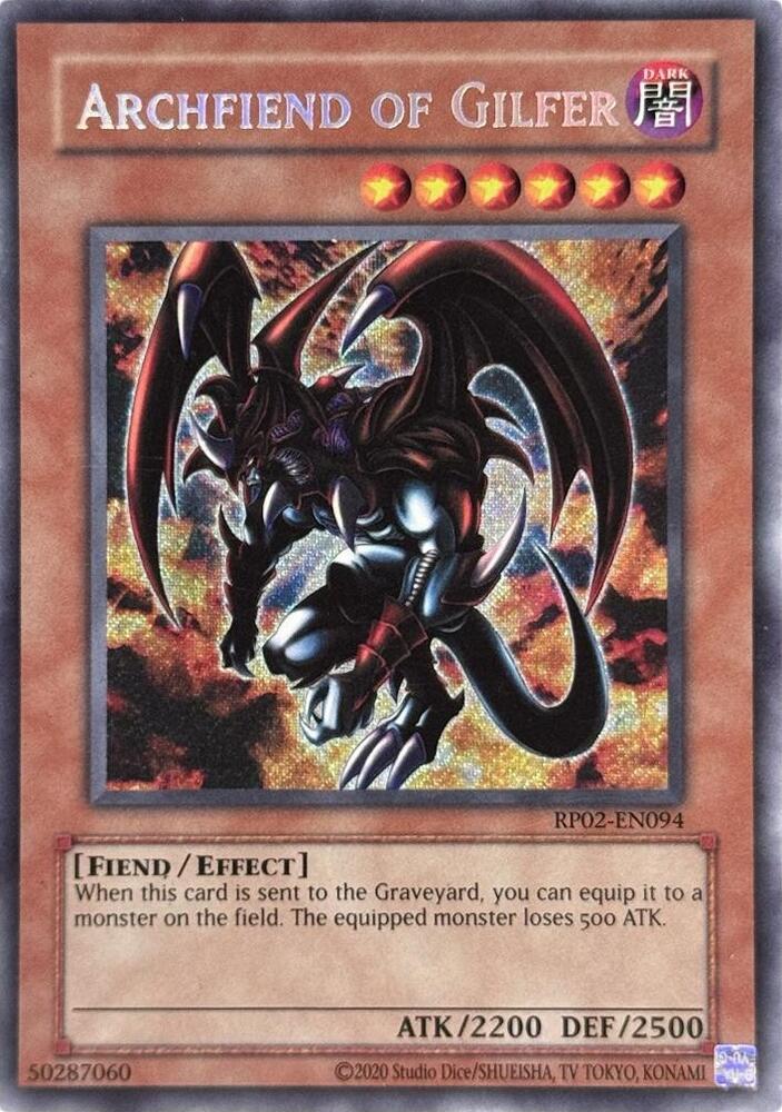 Archfiend of Gilfer card image
