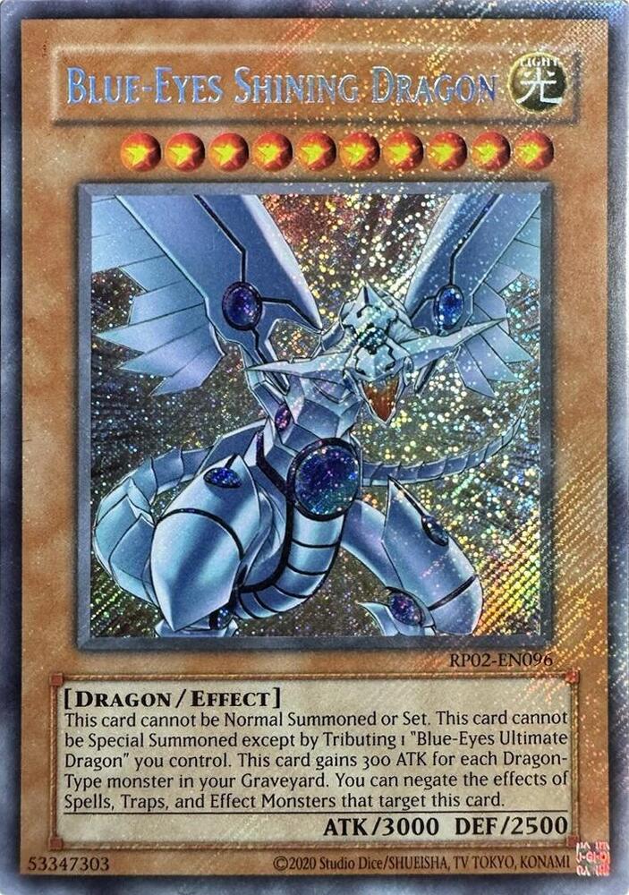 Blue-Eyes Shining Dragon card image