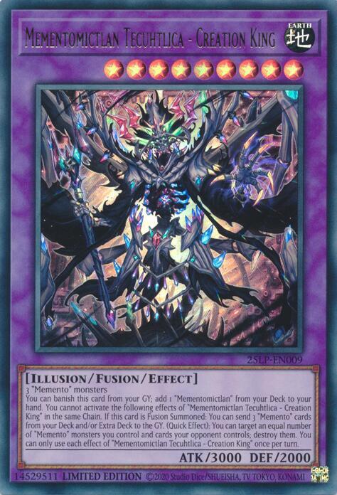 Mementomictlan Tecuhtlica - Creation King card image