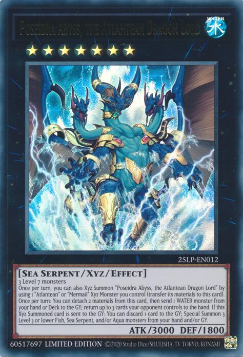 Poseidra Abyss, the Atlantean Dragon Lord card image