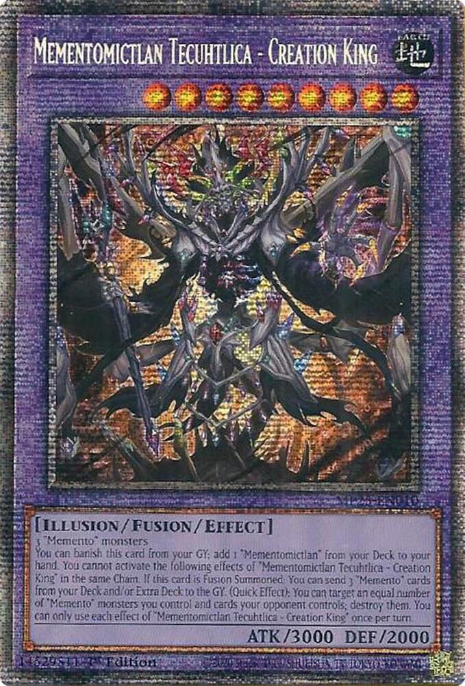 Mementomictlan Tecuhtlica - Creation King card image