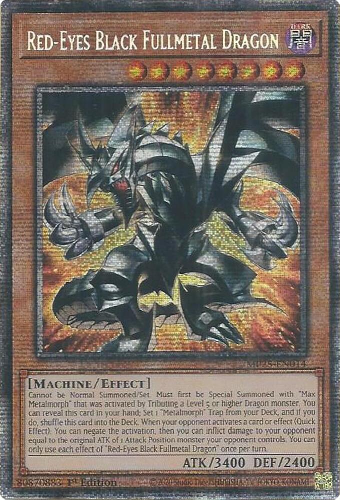 Red-Eyes Black Fullmetal Dragon card image