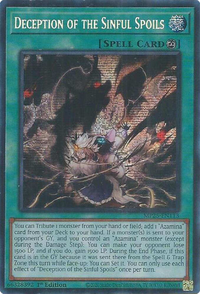 Deception of the Sinful Spoils card image