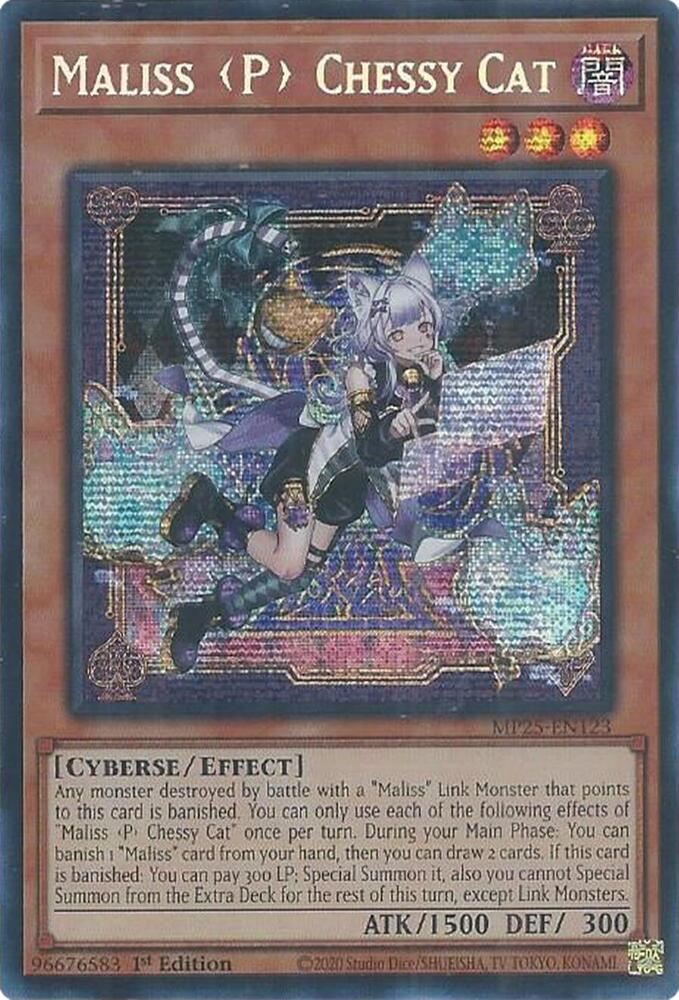 Maliss P Chessy Cat card image