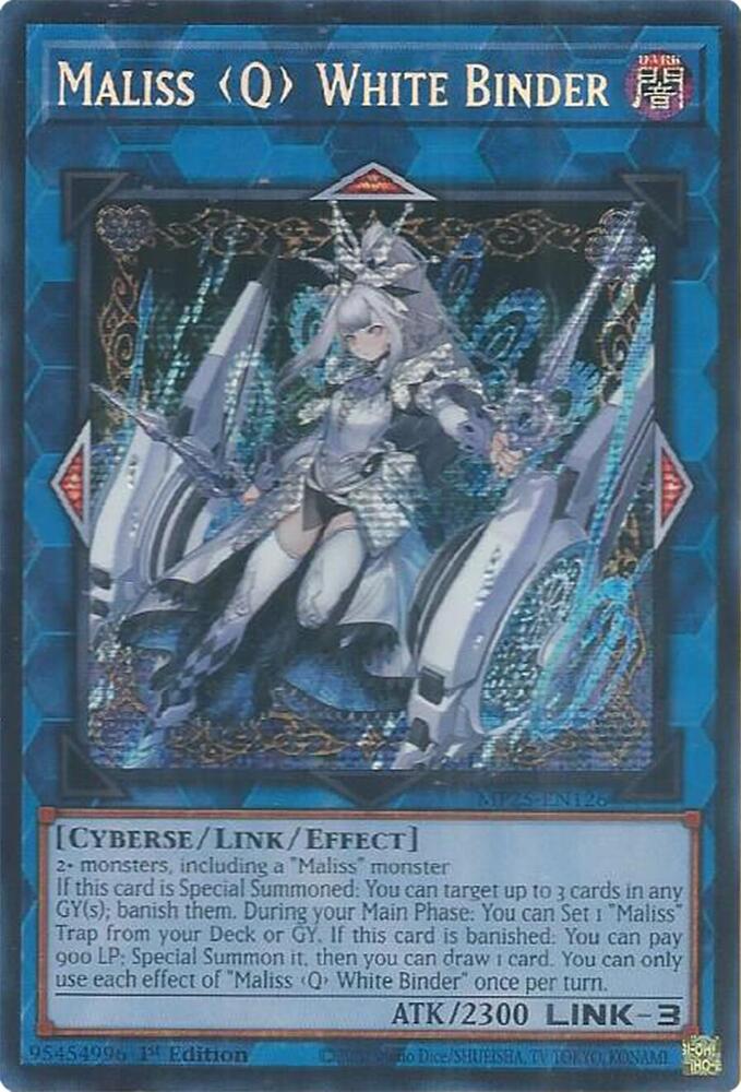 Maliss Q White Binder card image