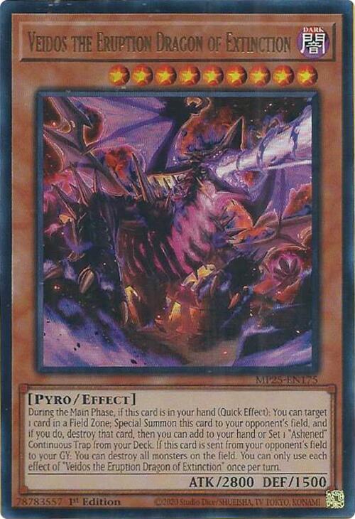 Veidos the Eruption Dragon of Extinction card image