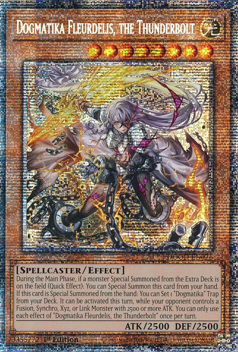 Dogmatika Fleurdelis, the Thunderbolt (Starlight Rare) card image