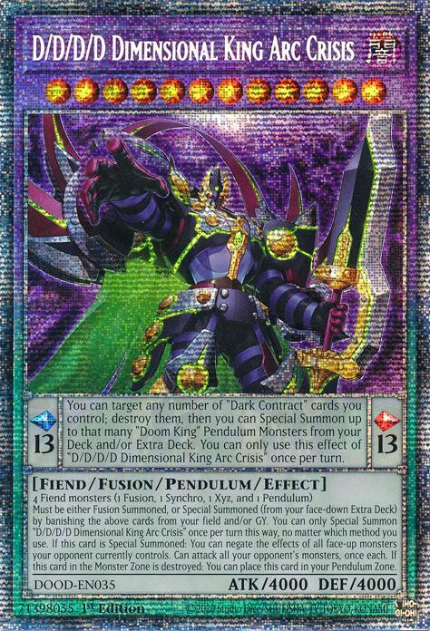 D/D/D/D Dimensional King Arc Crisis (Starlight Rare) card image