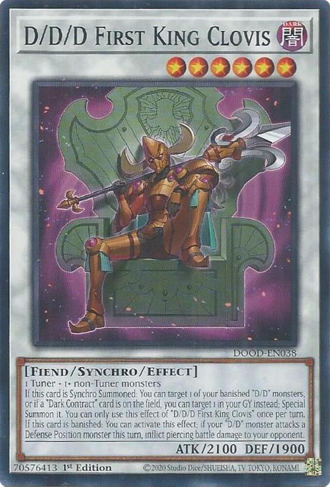 D/D/D First King Clovis card image