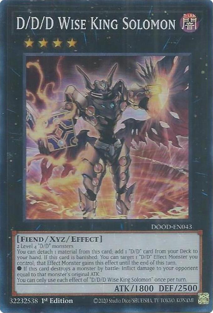 D/D/D Wise King Solomon card image
