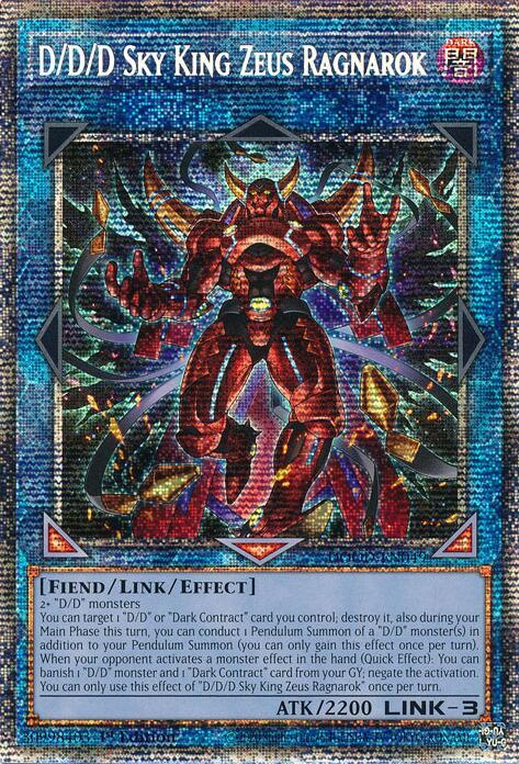 D/D/D Sky King Zeus Ragnarok (Starlight Rare) card image