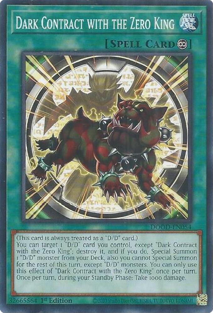 Dark Contract with the Zero King card image