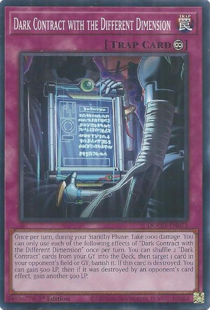 Dark Contract with the Different Dimension card image