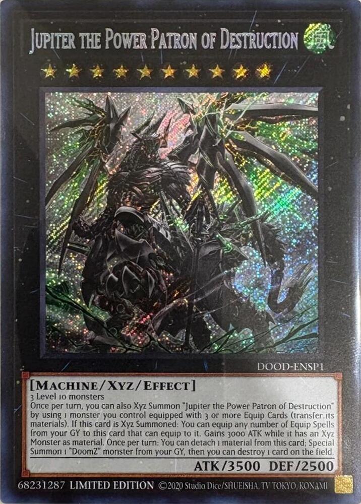 Jupiter the Power Patron of Destruction (SR) (DOOD-ENSP1) card image