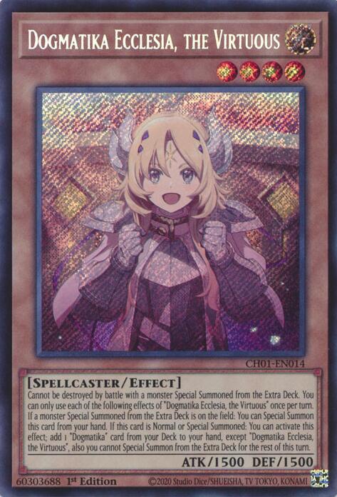 Dogmatika Ecclesia, the Virtuous (Secret Rare) card image