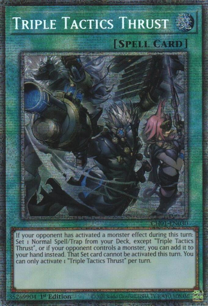 Triple Tactics Thrust (Starlight Rare) card image